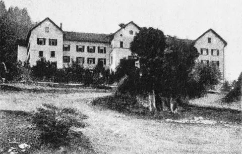 Ilanz, Erziehungsheim Löwenberg, Schleuis