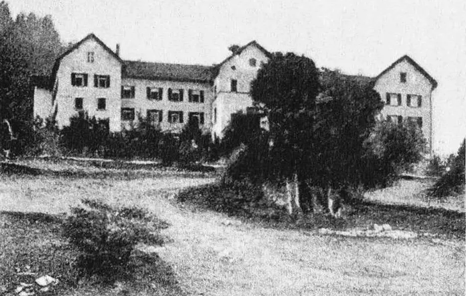 Ilanz, Erziehungsheim Löwenberg, Schleuis